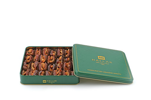 Dates Madjul With Almond Tin Box