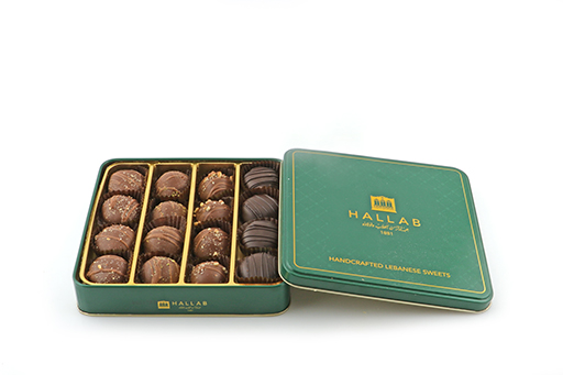Mix Maamoul Dipped in Chocolate Tin Box
